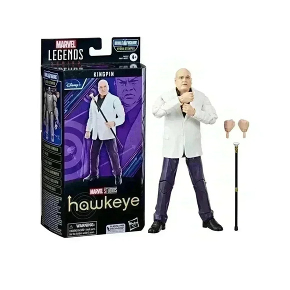 New Marvel Legends Series Kingpin, Hawkeye Collectible 6-Inch Action Figure - Picture 3 of 3